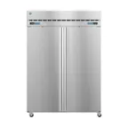 image of Hoshizaki DT2A-FS 55" 2-Section Reach-In Refrigerator Freezer Combo w/ 2 Solid Doors, Steelheart Series
