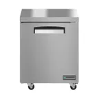 image of Hoshizaki EUR27A 27" One Section Undercounter Refrigerator w/ 1 Door, 6.33 cu. ft.