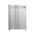 image of Hoshizaki F2A-FS 55" Two Section Reach-In Freezer w/ 2 Solid Doors, Top Mount, 50 cu. ft.