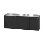 image of Hoshizaki BB95 95" Three Section 3 Swinging Solid Door Back Bar Cooler, 32.40 cu. ft.