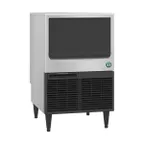 image of Hoshizaki KM-116BAJ 24" Air Cooled Crescent 125 lb Undercounter Ice Machine with 53 lb Bin