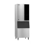 image of Hoshizaki KM-1340MAJ/B-500SF Air Cooled Crescent 1275 lb Ice Machine with Bin, 500 lb Storage