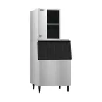 image of Hoshizaki KM-520MAJ/B-500SF/HS-2033 Air Cooled Crescent 556 lb Ice Machine with Bin, 500 lb Storage