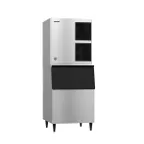 image of Hoshizaki KM-901MAJ/B-500SF Air Cooled Crescent 905 lb Ice Machine with Bin, 500 lb Storage