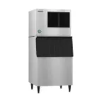 image of Hoshizaki KMD-505MAJ/B-500SF/HS-2129 Air Cooled Crescent 500 lb Ice Machine with Bin