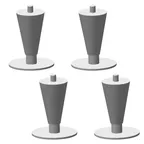 image of Hoshizaki LP-6 FLANGE LEG Stainless Steel Flange Leg Package, 6" Height, 4-Pack