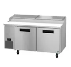 image of Hoshizaki PR67B Pizza Prep Table Refrigerated Counter