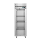 image of Hoshizaki R1A-FG 27" 1-Section Reach-In Refrigerator w/ Glass Door, Top Mounted, Stainless Steel, 23 cu. ft.