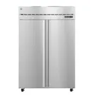 image of Hoshizaki R2A-FSN 52" Two Section Reach-In Refrigerator w/ 2 Solid Full Doors, Top Mount, Stainless Steel, 47 cu. ft.