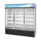 image of Hoshizaki RM-65-HC 78" 3-Section Swing Glass Door Refrigerated Merchandiser, 56 cu. ft.
