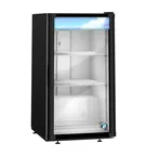 image of Hoshizaki RM-7-HC-BLK Countertop Glass Door Refrigerator, 21" Black, 5.97 cu ft