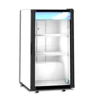 image of Hoshizaki RM-7-HC-WHT Countertop Glass Door Refrigerator, 21" Wide, 5.97 cu ft, Aluminum, 1/8 HP R290