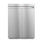 image of Hoshizaki RT2A-FS-FS 68" 2-Section Solid Door Roll Thru Refrigerator, Self-Contained, Stainless Steel, 78 cu. ft.