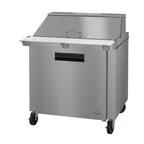 image of Hoshizaki SR36B-15M 36" One Section Mega Top Sandwich / Salad Prep Table w/ 1 Door, 15 Pans