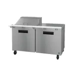 image of Hoshizaki SR60B-12M 60" Two Section Mega Top Sandwich / Salad Prep Table w/ 2 Doors, 12 Pans