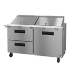 image of Hoshizaki SR60B-24MD2 60" Mega Top Sandwich / Salad Prep Table w/ 2 Drawers & 1 Door, 24 Pans