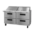 image of Hoshizaki SR60B-24MD4 60" Mega Top Sandwich / Salad Prep Table w/ 4 Drawers, 24 Pans