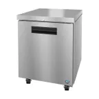 image of Hoshizaki UF27A 27" One Section Undercounter Freezer w/ 1 Solid Door, 1 Shelf, 7.21 cu. ft.