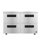 image of Hoshizaki UF48B-LPD4 48" 4-Drawer Undercounter Freezer Stainless Steel 12 cu. ft.