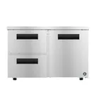 image of Hoshizaki UR48B-LPD2 48" 1-Door & 2-Drawer Undercounter Refrigerator, Stainless Steel, 12 cu. ft.