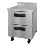 image of Hoshizaki WF27B-D2 27" 1-Section Worktop Freezer w/ 2 Drawers, 7.21 cu. ft.
