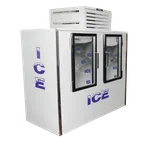 image of Howard-McCray ICB-2-GL 76" Indoor Ice Merchandiser w/ Glass Door, Auto Defrost, 60 cu. ft.