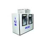 image of Howard-McCray ICB-2-GL-L 96" Indoor Ice Merchandiser w/ Glass Door, Auto Defrost, 85 cu. ft.