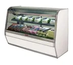image of Howard-McCray R-CDS32E-4C-S-LED 50" Curved Refrigerated Deli Display Case