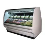 image of Howard-McCray R-CDS40E-4C-S-LED 52" Curved Refrigerated Deli Display Case