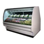 image of Howard-McCray R-CDS40E-6C-BE-LED 76" Curved Refrigerated Deli Display Case