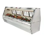 image of Howard-McCray R-CFS35-12-LED 143" Flat Refrigerated Seafood Display Case, Remote, White