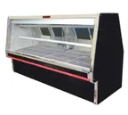 image of Howard-McCray R-CMS34E-4-BE-LED 53" Double Duty Flat Refrigerated Meat Display Case, Remote