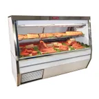 image of Howard-McCray R-CMS34N-8-BE-LED 96" Double Duty Flat Refrigerated Meat Display Case, Remote