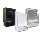 image of Howard-McCray R-OD35E-12S-LED 147'' Vertical Dairy Open Air Merchandiser in White, Remote