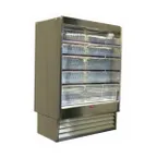 image of Howard-McCray R-OD35E-3-SW-S 39" Multi-Purpose Open Air Merchandiser, Stainless Steel, Remote