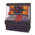 image of Howard-McCray R-OP30E-4L-B-LED 51" Remote Refrigerated Produce Display Case, Black