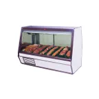 image of Howard-McCray SC-CMS32E-8-S-LED 98" Single Duty Flat Refrigerated Meat Display Case