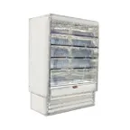 image of Howard-McCray SC-OD35E-5-LED 63'' Vertical Dairy Open Air Merchandiser in White, Self-Contained