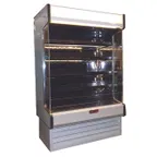 image of Howard-McCray SC-OD35E-5-S-LED-LC 63'' Vertical Dairy Open Air Merchandiser, Stainless Steel