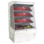 image of Howard-McCray SC-OM30E-3-LED 39'' Vertical Meat Open Merhandiser in White, Self-Contained