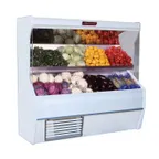 image of Howard-McCray SC-P32E-6S-LED 74" Refrigerated Produce Display Case, White