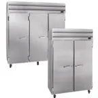 image of Howard-McCray SR75 78" 3-Section Reach-In Refrigerator w/ 3 Solid Doors, Top Mounted, 75 cu. ft.