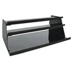 image of Hubert 25833 Rectangular Black ABS/Painted Aluminum Merchandising Rack - 24" x 29-3/4" x 13"