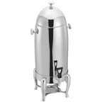 image of Hubert 43527 Coffee Chafer Urn, 3‑2/5‑Gallon (11‑12 qt) Stainless Steel, Canned Heat