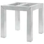 image of Hubert 55054 NSF 1500 lb. Aluminum Square Dunnage Rack - 12" x 12" x 12"H
