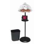 image of Hubert 61937 Sampling Food Display, Floor Stand, 15" X 45"H Overall, Round, Black