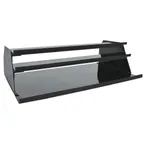 image of Hubert 64098 Rectangular Black ABS/Painted Aluminum Merchandising Rack - 48" x 29 3/4" x 13"