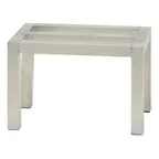 image of Hubert 64753 NSF 1500 lb. Rectangular Aluminum Dunnage Rack - 18" x 12" x 12"H