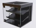 image of Hussmann DPPCT-24-21-M Pastry Display Case, Countertop, 24"W, Ambient