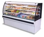 image of Hussmann IM-04-I6-S 75" Isla Refrigerated Multi-Deck Horizantal Open Air Merchandiser